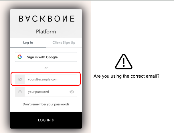 Log In Issues